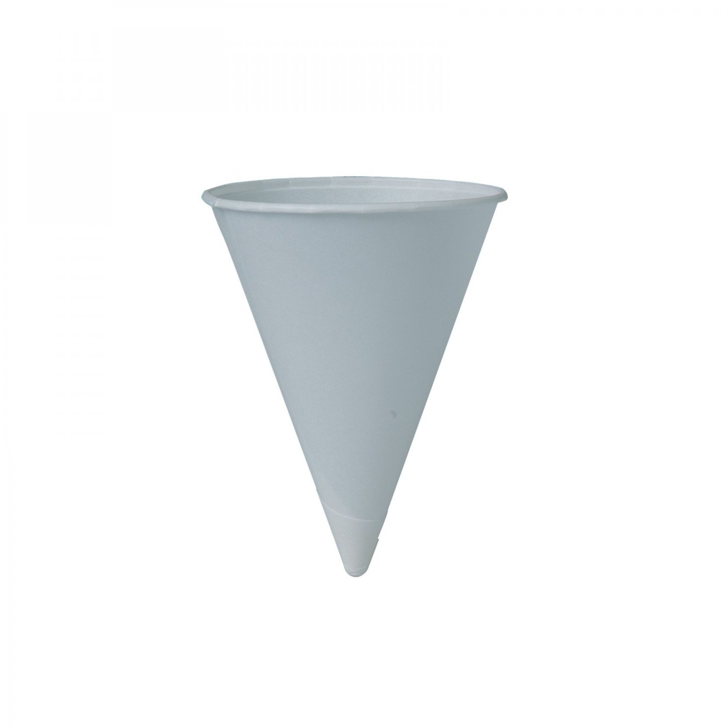 SOLO 42BR-2050 Bare Eco-Forward Treated Paper Cone Water Cup Rolled Rim 4.25 ...