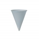 SOLO 42BR-2050 Bare Eco-Forward Treated Paper Cone Water Cup Rolled Rim 4.25 ...