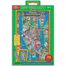 T.S. Shure Map of New York City Magnetic Playboard and Puzzle T.S. Shure