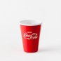 Coca-cola Diamond Label Logo Melamine Cups 12 Ounce Set of 4