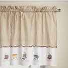 Lorraine Home Fashions Java 56-inch x 36-inch Tier Curtain Pair