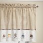 Lorraine Home Fashions Java 56-inch x 36-inch Tier Curtain Pair