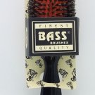 Brush - Medium Oval Cushion 100% Wild Boar / Nylon Bristle Black or Clear Acr...