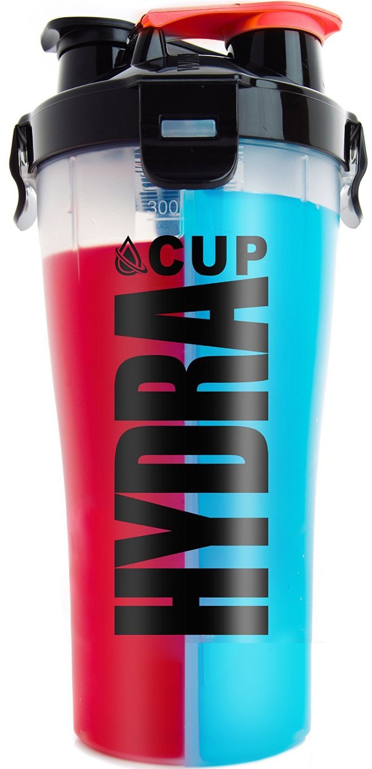 Hydra Cup - Dual Threat Shaker Bottle 28 Ounce (1 Original Black) 1 bottle