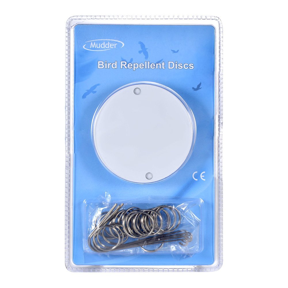 Mudder Bird Repellent Scare Discs Effective Bird Repeller to Keep Birds