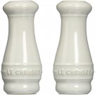 Le Creuset Stoneware Salt and Pepper Shakers White