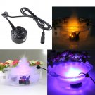 IMAGE 12 LED Mist Maker Fogger Water Fountain Pond Fog Machine Atomizer Air P...
