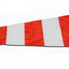 Airport Windsock Corporation 18" X 72" Orange and White Replacement Windsock ...