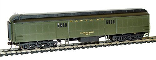 Rivarossi HO Scale Pullman 60' Baggage #1931 Santa Fe Train Standard Packaging