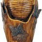 Nature's Garden Verdigris Copper Brown Butterfly Tabletop Garden Fountain (Di...