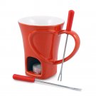 Swissmar F12066 4-Piece Sweetheart Chocolate Fondue Mug Set Swissmar