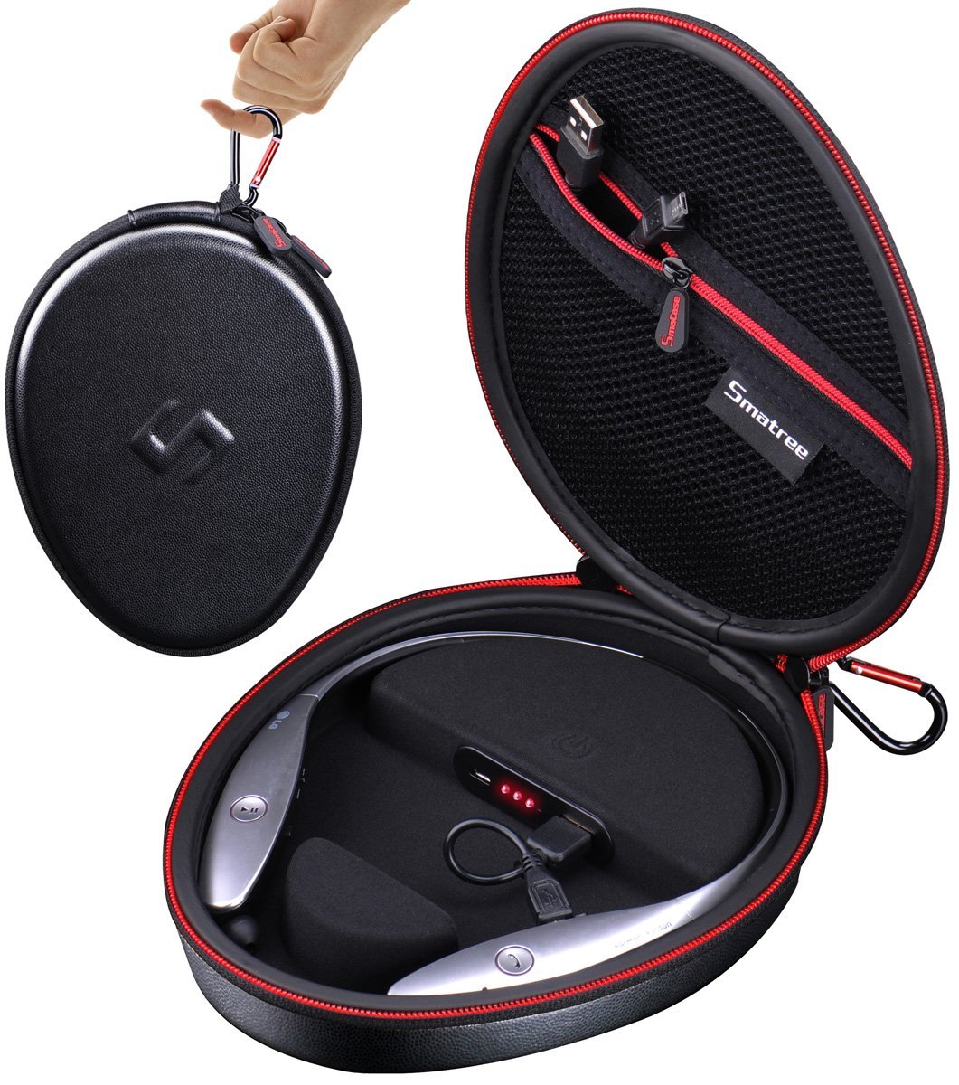 Smatree Bluetooth Headphone Power-Case S100 PU Leather case with Built-in pow...