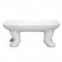 Dylan Kendall Home Premium Stoneware Footed Soap Dish White Dylan Kendall Home