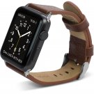 38mm Apple Watch Repalcement Band X-Doria Lux Band Genuine Leather Brown Leat...