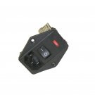 Interpower 83544020 Four Function Single Fused Screw Mount Module C14 Inlet S...