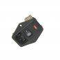 Interpower 83544020 Four Function Single Fused Screw Mount Module C14 Inlet S...