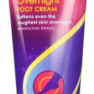 Dr. Scholl's For Her Ultra Overnight Foot Cream 3.5-Ounce Tubes (Pack of 4)