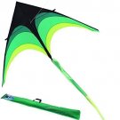 Hengda Kite-For Kids and Adults!Umbrella Cloth Prairie Triangle Kite with Lon...