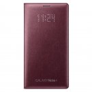 Samsung Galaxy Note 4 Case Led Flip Cover - Plum Red Standard Packaging