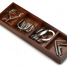 Enigma Collection: A Premium Metal Brain Teasers Gift Set- Set II (1-1-3)