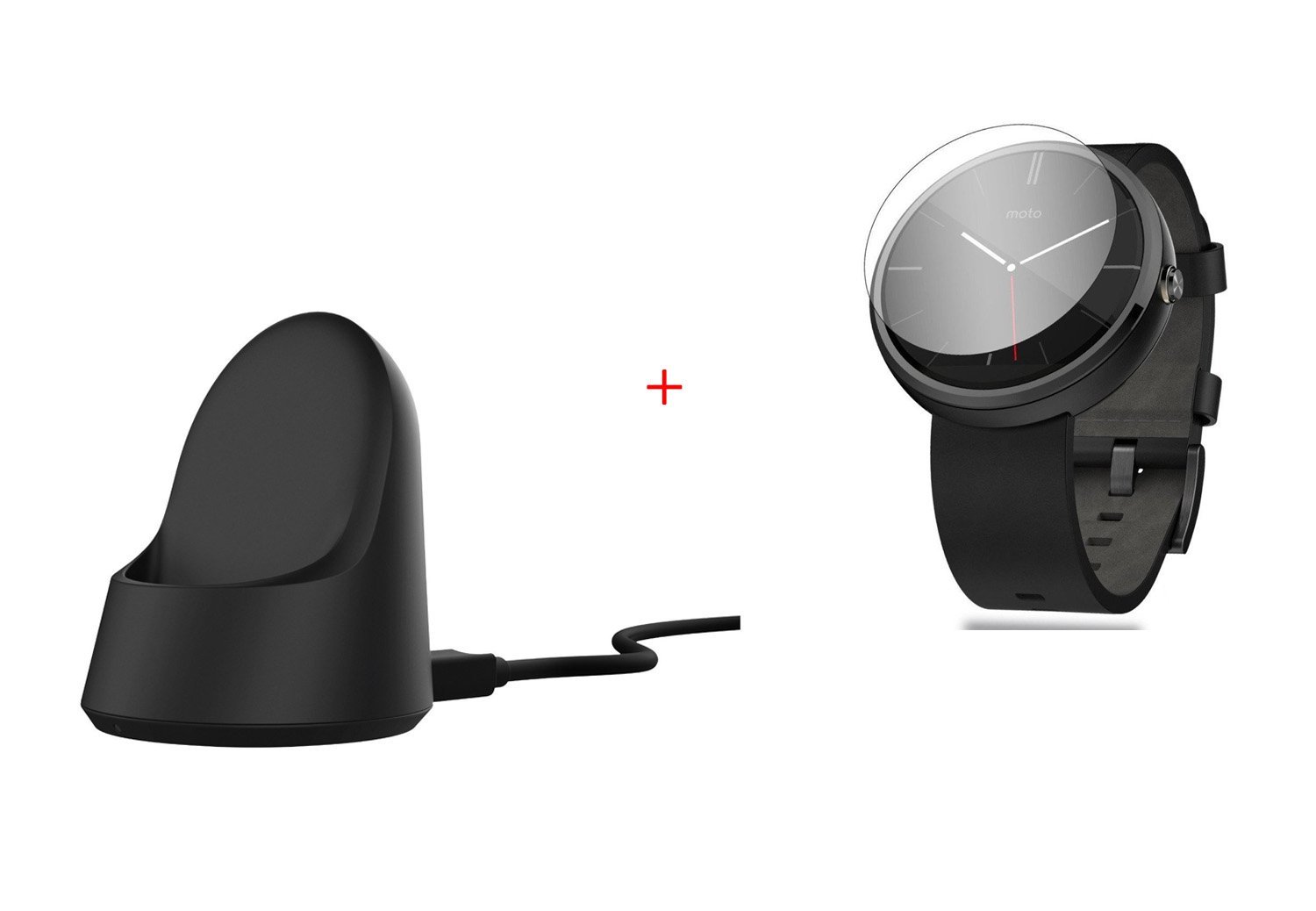 Replacement Wireless Charger Cradle for Moto 360 1 an 2 Generation Third Part...