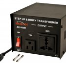 Simran AC-500 Step Up/Down Voltage Converter Transformer 110V/220V - 500 Watts