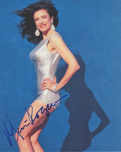Mimi Rogers Hot Sexy Autographed 8x10 Photo Vintage