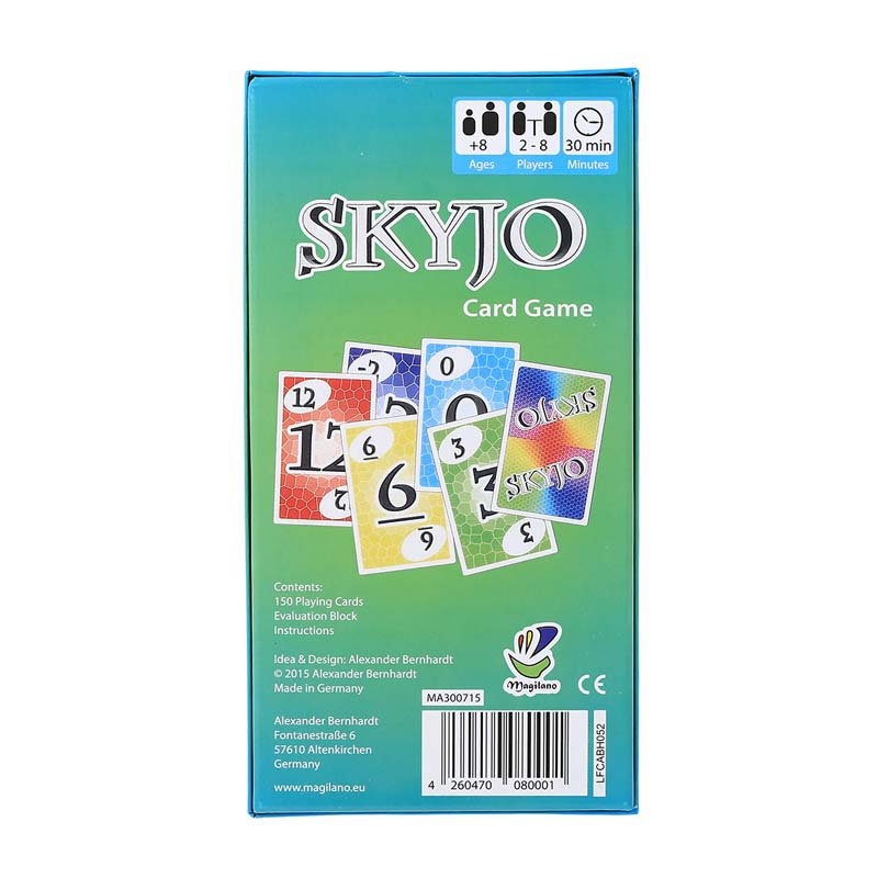 SKYJO Card Game for Kids and Adults Party Family Board Game