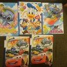 Walt Disney Korea Group of 5 Childrens Workbooks Numbers & Letters