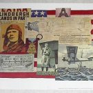 Vintage 1966 Gordon Brusstar CHARLES LINDBERGH IN PARIS Poster @ NUT TREE