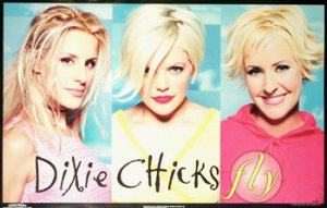 1999 VINTAGE DIXIE CHICKS FLY ROCK GROUP POSTER 22x34