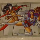 VINTAGE 1996 SHI POSTER art by WILLIAM BILL TUCCI 22x32
