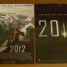 LOT OF 2 - 2012 MOVIE POSTER FREE SHIPPING