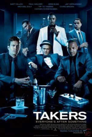 The Takers Advance Promotional Movie poster Paul Walker Matt Dillon