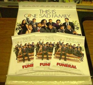 LOT OF 4 DEATH AT A FUNERAL ADVANCE MOVIE POSTER x4