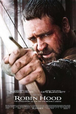 Robin Hood Advance Promotional Mini Movie poster (2010) Russell Crowe Cate Blanchett Free shipping