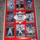 VINTAGE 1989 NATIONAL LEAGUE ALL STAR POSTER from STAR LINE OZZIE SMITH TONY GWYNN