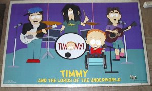 SOUTH PARK LORDS OF THE UNDERWORLD POSTER 22x34 new condition Free shipping