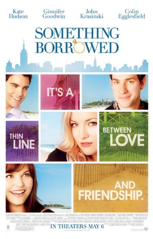 SOMETHING BORROWED MINI MOVIE POSTER KATE HUDSON GINNIFER GOODWIN Free shipping.