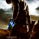 COWBOYS & AND ALIENS MINI MOVIE POSTER DANIEL CRAIG HARRISON FORD 11 1/2 x 17 Free shipping