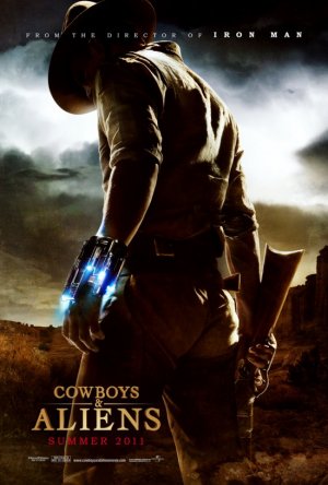 COWBOYS & AND ALIENS MINI MOVIE POSTER DANIEL CRAIG HARRISON FORD 11 1/2 x 17 Free shipping