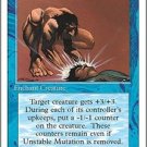 MTG UNSTABLE MUTATION near mint card 4TH EDITION Magic the Gathering