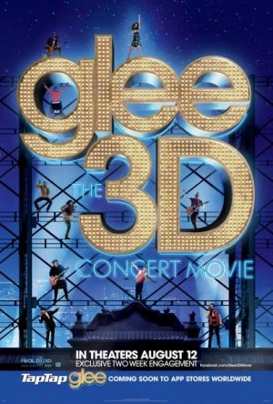 GLEE 3D MINI MOVIE POSTER (free shipping) 13 x 20 inches