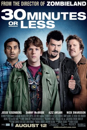 30 MINUTES OR LESS ADVANCE PROMOTIONAL MINI MOVIE POSTER 11 1/2 x 17 FREE SHIPPING