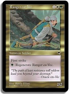MTG Ranger en-Vec (Tempest) near mint card Magic the Gathering
