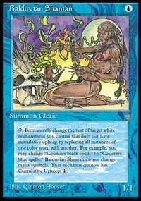 MTG Balduvian Shaman (Ice Age) near near mint card