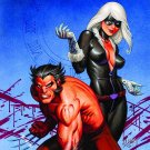 WOLVERINE AND BLACK CAT CLAWS 2 by JOSEPH LINSER POSTER 24 x 36 inches
