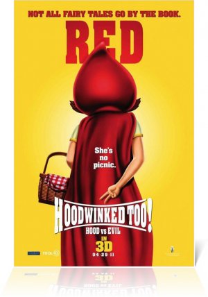 HOODWINKED TOO original movie poster d/s 27x39 HOOD vs. EVIL (yellow)