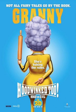 HOODWINKED TOO original movie poster 27x39 d/s HOOD vs. EVIL (blue)