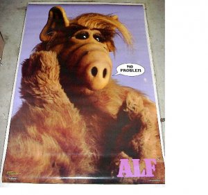 Vintage Alf "No Problem" poster 23 x 35 inches (from the 80's)